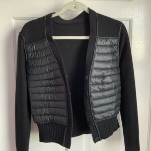 Black Quilted Utility Jacket